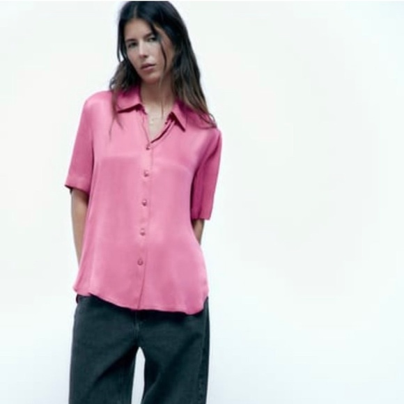 Zara Satin Effect Top - Picture 2 of 14